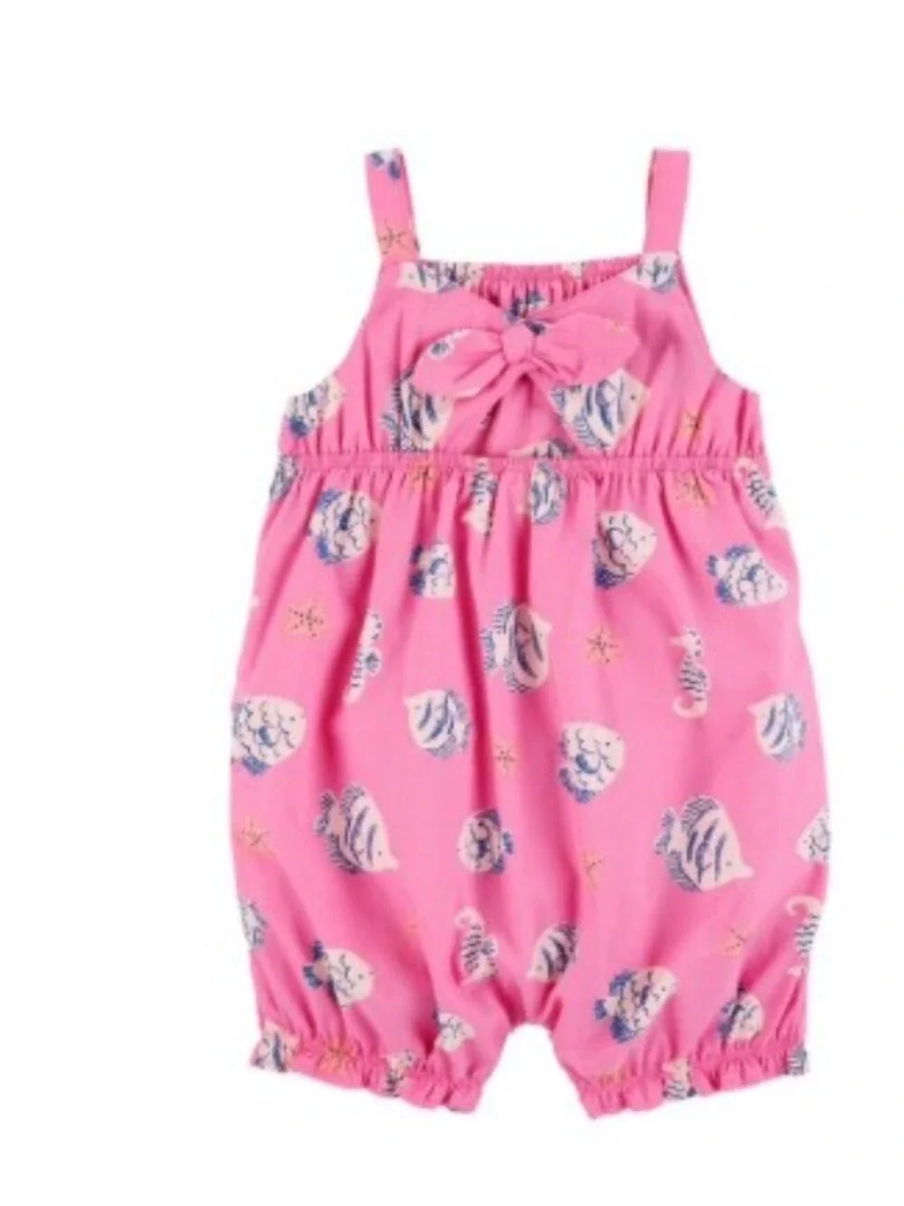 Carter's Baby Girl Romper Pink Fish Multiple Sizes